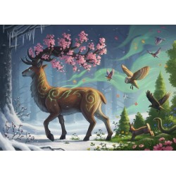 PUZZLE 1000 PEZZI CERVO IN...