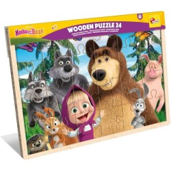 PUZZLE IN LEGNO MASHA E L'ORSO