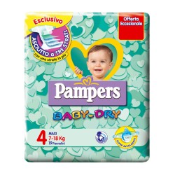 PANNOLINI BABY-DRY TG  4...