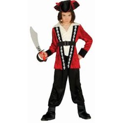 COSTUME PIRATA TAGLIA 3-4 ANNI