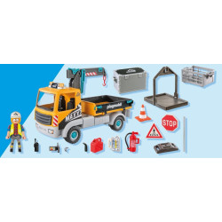 CAMION DA CANTIERE CON GRU...