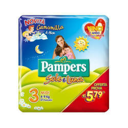 PANNOLINI  SOLE E LUNA TG 3...