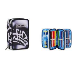 ASTUCCIO 3 ZIP CON COLORI...