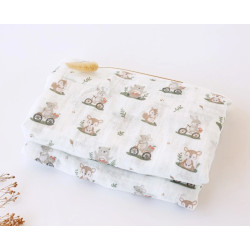 MUSSOLINA 120X120 CM BAMBU'...