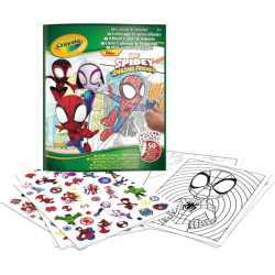 ALBUM ADESIVI COLORING SPIDEY