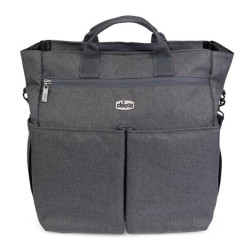 BORSA GENITORE BLACK SATIN