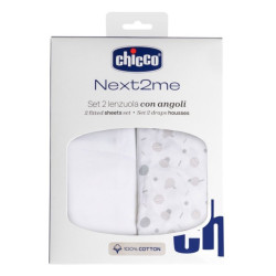 SET LENZUOLA COTONE 2 PEZZI...