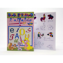 ALBUM DA DIPINGERE ALFABETO 