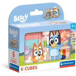 PUZZLE CUBI 6 PEZZI BLUEY