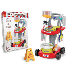 MAXI CARRELLO PULIZIA CON...