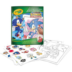 ALBUM ADESIVI COLORING SONIC