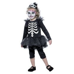 COSTUME SCHELETRINA TAGLIA...