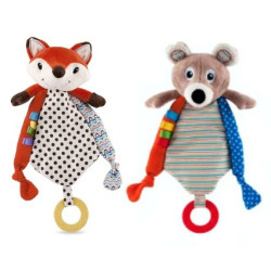 PELUCHE VOLPE CON ANELLI...