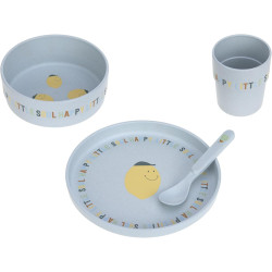 SET PAPPA PIATTI E POSATA...