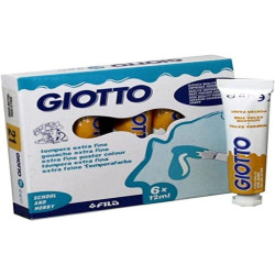 TUBO TEMPERA GIOTTO 12 ML...