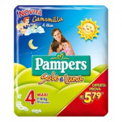 PANNOLINI  SOLE E LUNA TG 4...