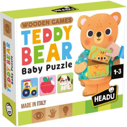 WOODEN GAME TEDDY BEAR BABY...